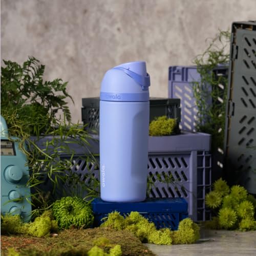 Owala FreeSip Kids Stainless Steel Water Bottle 16 oz Out of the Blue - color: Out of the Blue, size: 16 Ounces