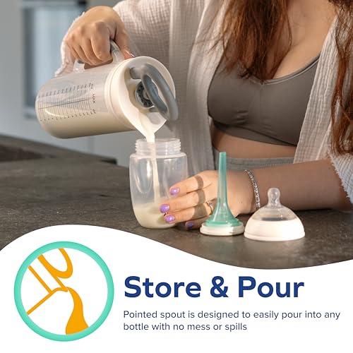 Dr. Talbot's Formula Mixer - 32 oz | Clump-Free Mixing - Expiration Dial -Dishwasher Safe - Spill-Free Baby Feeding
