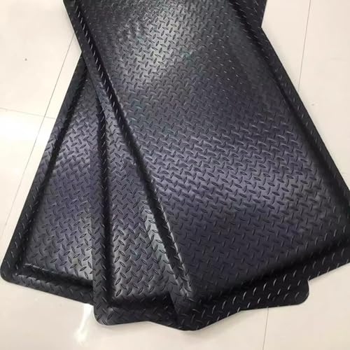 Anti Fatigue Mats Industrial 2' x 7' 15/16" Thick Ergonomic Standing Mat Commercial Heavy Duty Diamond Plate Shop Floor Mat Helps Relieve Back and Leg Soreness - size: 2' x 7'