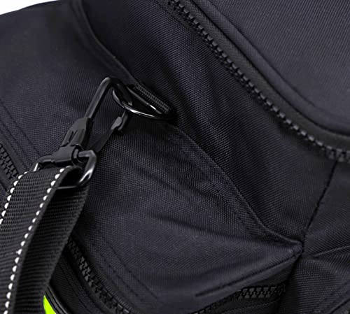 Lightning X Products Lightning X Mid-Sized First Responder EMT Bag | LXMB25 Fully Stocked Aid Kit w/ 200+ BLS Supplies - Black - color: Black