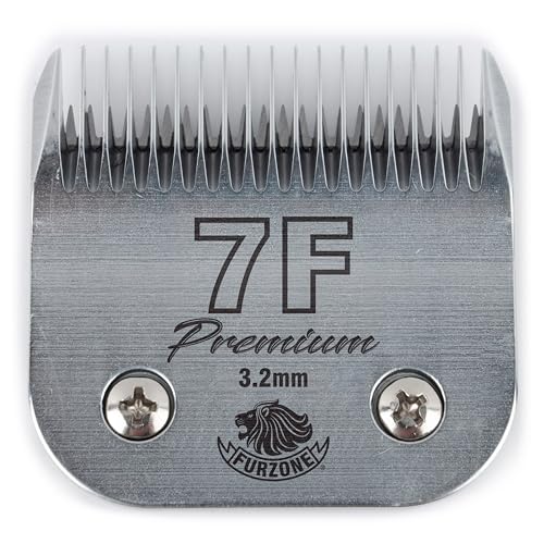 FURZONE Detachable Blade - Size 7F Blade 1/8", Made of Durable Japanese Steel, Compatible with Most Andis, Oster, Wahl A5 Clippers - size: 7F