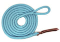 Double Braid Lead Rope with Eye Splice Loop, 12-14FT Lengths (Ice Blue, 14 ft.) - color: Ice Blue, size: 14 ft.