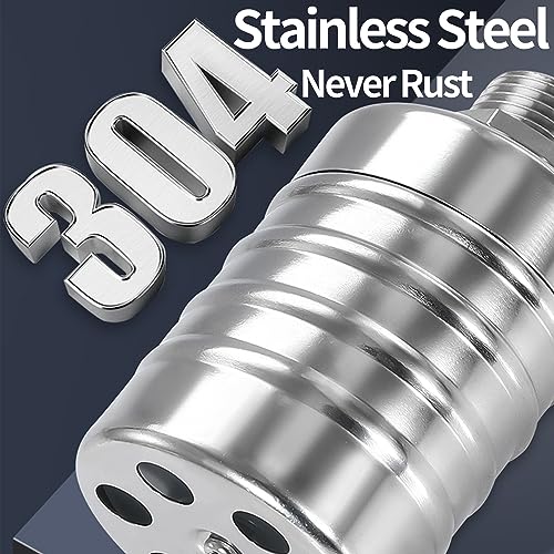 Float Valve, 1/2" to 3/4" 1" 304 Stainless Steel Fully Automatic Water Level Controller, Automatic Water Level Control Float Valve for Water Tank, Livestock Troughs, Pool, Distiller