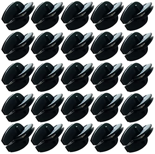 25 Packs Electric Fence Corner/Strain Insulator with Metal Insert for Electric Fence Wire