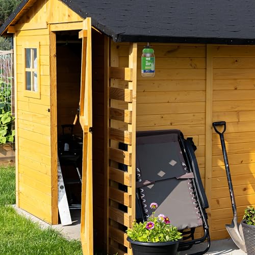 Fly Traps Outdoor- Reusable Hanging Fly Trap- (3-Pack) Add Water to Catch House & Horse Flies in Garden, Backyard & Barn, Natural and Non-Toxic