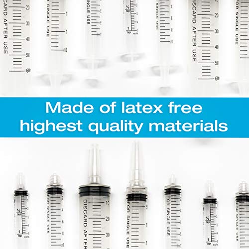 5ml Oral Dispenser Syringe Luer Slip 100 Pack by Tilcare - Sterile Plastic Medicine Droppers for Children, Pets & Adults – Latex-Free Medication Syringe Without Needle - Syringes for Glue and Epoxy - style: 5mL