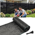 70% Black Garden Shade Cloth Roll for Plants, 8' x 100 FT | Sun Shade Cover Fabric Roll with UV Block Shades Netting Mesh Privacy Fence Screen for Greenhouse, Backyard, Patio - size: 8' x 100 FT-70%