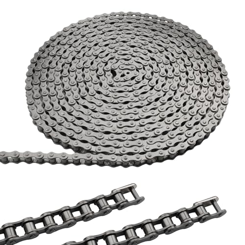 #428 Roller Chain for Sliding Gate Openers, 20 ft Carbon Steel Chain | Chain for Extension Sliding Automatic Gate Opener Garage Door Bike Go Kart Chain - style: #428