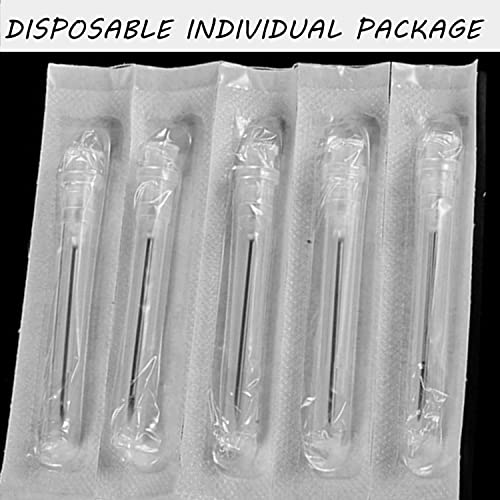 100 Pack 16Ga 1 1/4 Inch Stainless Steel Dispensing Lab Tools Accessories for Scientific Labs, Measuring and Refilling, Individually Wrapped - size: 16G 1-1/4 inch