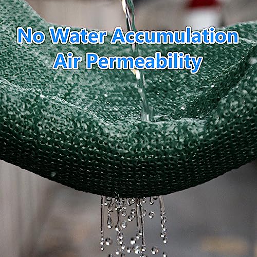 90% Blackish Green Shade Cloth, 12 x 12 ft with Reinforced Grommets | Durable mesh shade net for greenhouses, plants, chicken coops, pergolas, pools, canopies, patios and gardens - size: 12 ft x 12 ft
