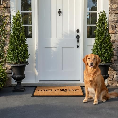 Calloway Mills 102742436 Welcome Paw Doormat - color: Welcome Paw