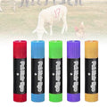 MESINURS Animal Marker Crayon for Pig, Cow, Goat - Livestock Paint Pens, Non Toxic Color Marking, Washable (red+Blue+Green+Yellow+Purple)