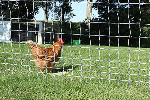 42" x 164' Standard Electric Poultry Netting Kit with A/C Energizer (11/42/3) Electric Chicken Fence Kit for Backyards, Homesteads, and on Farms and Ranches - style: AC Energizer- N1500