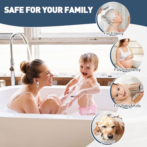 Anti Slip Shower Mat, 24 Inch Diameter Round Non Slip Shower Mats for Inside Shower, Soft Loofah Shower Floor Mat with Center Drain Hole, Quick Drying - color: Cobblestone