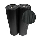 Rubber-Cal Ramp Cleat Non-Slip Outdoor Rubber Mats - 1/8" x 3ft x 1ft - size: 12"L x 36"W x 0.1"Th