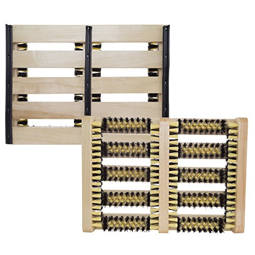 Name: Boot and Shoe Cleaner Scrubber Brush Scraper Mat for Home Entryways, Mud Room, and Garages By Stalwart (Doormats for Removing Dirt, Mud, and Grass)