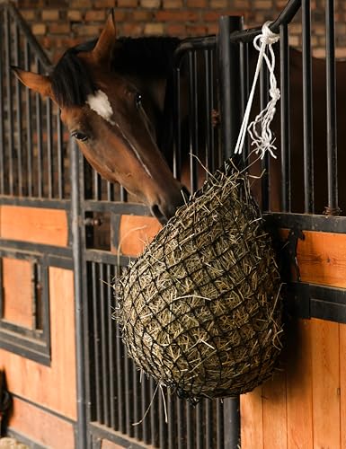 Harrison Howard Slow Feed Hay Net Horse-Black - color: Black