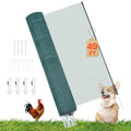 VEVOR Temporary Fence with Posts, 3 x 49.2 FT Plastic Mesh Fencing, Garden Safety Fences Netting with Double-Spike Stakes & Guy Ropes, Temporary Fence for Dogs, Chickens, Plants, Outdoor Yards - size: 36in*49ft