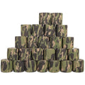 24 Rolls Elastic Self Adhesive Bandage Wrap 2 inch, Breathable Non Woven Cohesive Bandage, Vet Wrap for Dogs, Ankle Sprains Swelling Tape, Sports Athletic Tape (Jungle Camo) - color: Jungle Camo