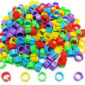 200Pcs 8mm Coturnix Quail Leg Bands Baby Chick Leg Bands Pigeon Bands Chicken Leg Bands Rings 8/16/20/25mm - size: 8mm - 200Pcs