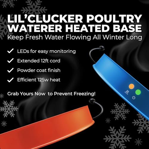 Lil'Clucker Horizontal Chicken Waterer Nipples, Pack of 15 Chicken Nipple Waterer with Drill Bits, Easy Install Automatic Chicken Waterer System, No Leak Chicken Water Feeder, Poultry Waterer - Blue - color: Blue