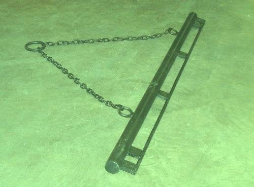 8' Chain Harrow Drawbar with Pull Chains & Tow Ring… - size: 8 ft