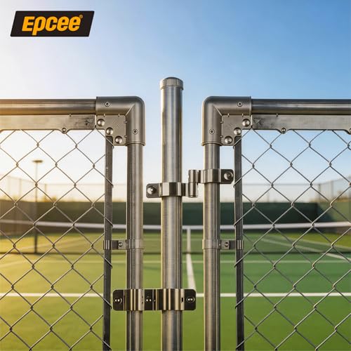 2 Pack 1-5/8" x 1-3/8" Chain Link Fence Gate Hinge, 304 Stainless Steel Heavy Duty Male Female Post Hinges with Bolts and Nuts - color: 1-5/8", size: 1-3/8"