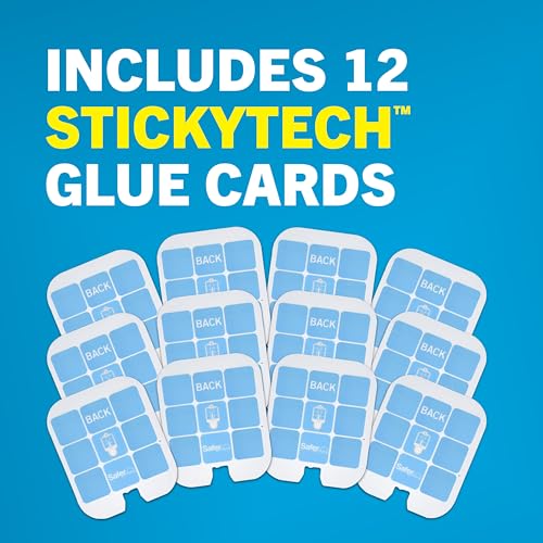 Safer Home Flying Insect Trap Official Refills | 12 Glue Card Refills for Plug-In Fruit Fly, Moth & Gnat Trap, Fruit Fly Killer, 24/7 Catch, SH512 - size: 12 Safer Home Glue Cards