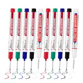 10 PCS Long Head Deep Hole Marker Pens,20mm Long Nib Marker, Longs Nose Markers, Waterproof Construction Markers Marking Tool,Permanent Markers Carpenter Ink marker Pens,Metal marking Pens - color: 10PCS-20MM-Red/Blue/Green/Black/White