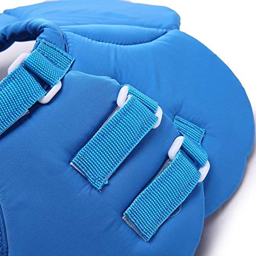 Dogs Cats Medical Grooming Pet E-Collar Recovery Remedy Protective Dog Lick Caught Soft Sponge Adjustable Postoperative Kit for Small and Medium Dog (Blue, M (neck's Girth 10.6" to 11.4")) - color: Blue, size: M (neck's girth 10.6" to 11.4")