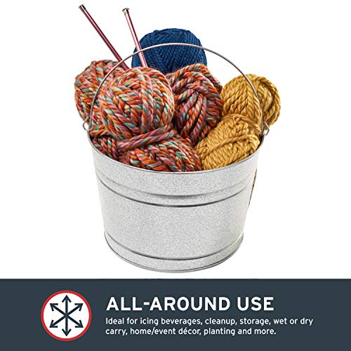 Behrens C17GS 4-1/4-Gallon Galvanized Steel Pail - size: 17 quarts, style: Galvanized