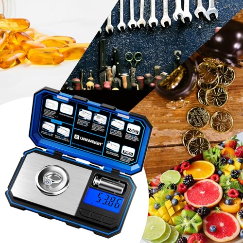 Digital Reloading Scale Precision 1500 Grains x 0.1gn gram Scales | Powder Scale for Reloading,Grain Scales with LCD/Tare/Calibration Functions,Microgram Scale Pocket,Includes Batteries