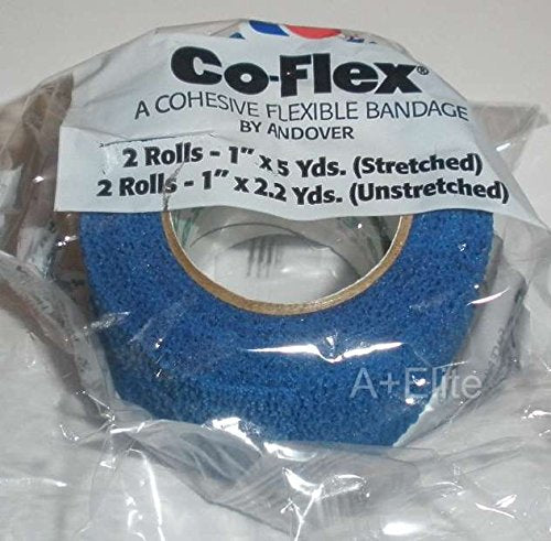 Andover CO-Flex 1"x5Yds Bright Color Variety 12-Pack Cohesive Flexible Elastic Latex Bandage Compression Self Adherent Wrap Vet Kids Children Animals Pets Cats Dogs Horses 3100CP