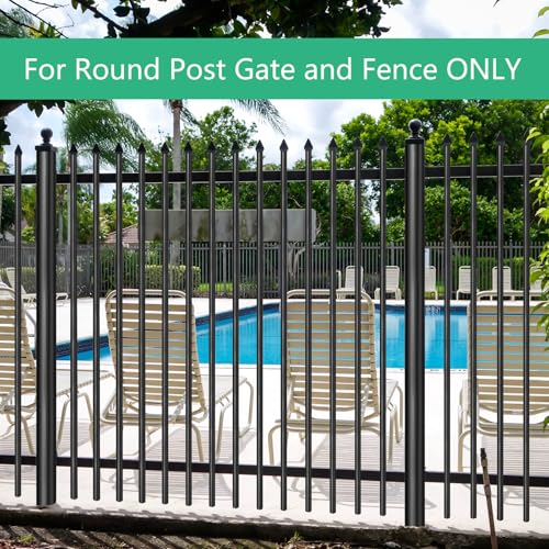 Pool Gate Latch,1-5/8" x 2-3/8"Gate Latch for Pool Gate Safety Latch | Auto Pool Gate lock in Pool Fence, Pool Lock for Gate, Chain Link Fence Gate Latch, Horizontally (1-5/8" x 2-3/8") - size: 1-5/8" x 2-3/8"