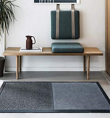 HAPYLY Disinfection Floor Pad Mat Sanitizing Floor Mat Multifunction Entrance Mat Footbath Mat RugShoe Mat Home Hotel (Gray) - color: Grey