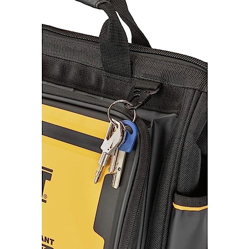 DEWALT Tool Bag, Water Resistant, Hard Bottom, 16-inch, Professional Tool Tote (DWST560103) - style: 16" Open Mouth Tool Bag