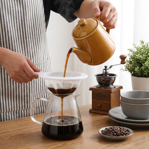 2 PCS Ultra Fine Mesh Strainer, 120 Mesh Plastic Strainer with Handle, Nylon Strainers Fine Meshes, Kitchen Strainer for Juicing with Handle for Coffee Soy Milk Juice Tea