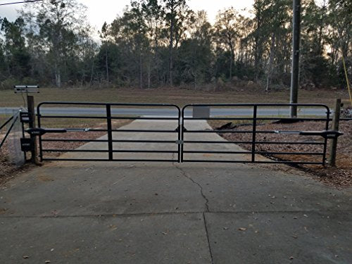 GC GHOST CONTROLS Heavy-Duty Automatic Gate Opener Kit for Swing Gates with Long-Range Gate Opener Remote - Model TDS2 - size: Dual Swing Gate Opener
