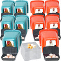 10 Pack Large Roll Away Chicken Nesting Boxes & 10 Washable Pads | Large Roll Away Design for Easy Egg Collection; Protective Perch Helps Prevent Egg Pecking; 10 Washable Nesting Pads
