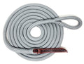 Double Braid Lead Rope with Eye Splice Loop, 12-14FT Lengths (Grey, 14 ft.) - color: Grey, size: 14 ft.