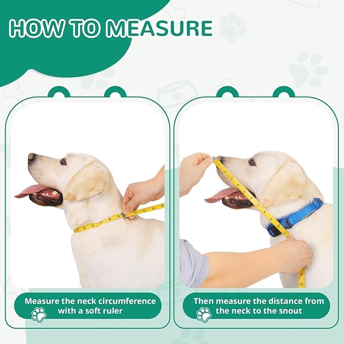 GLADOG Soft Dog Cone Collar – 3 Similar Sizes per Set (S/M/L) for Better Fit, XL Single Size – Cone for Dogs to Stop Licking, Adjustable E Collar for Dogs After Surgery, Elizabethan Collar for Dog - size: L（Large Dog）