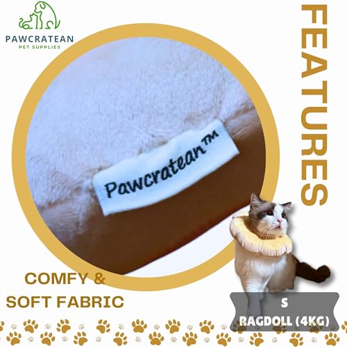 Adjustable Comfy Flower Style Elizabeth Collar for Cats Puppies Soft Recovery Cone Pet Protective Neck Collar (Yellow, Medium) - color: Yellow, size: Medium