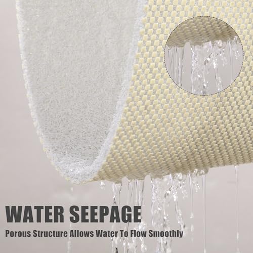 HOMBYS 58 x 32 Extra Large Shower Mat for Shower Stall Tub, Non Slip Bath Mat Bathroom Accessories, PVC Loofah Mats for Shower and Bathroom, Quick Drying, (White, 58"x32") - color: White, size: 2'8" x 4'10" (Rectangular)