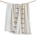 Paseo Road Indigo Hill by HiEnd Accents Arrow Indian 54x68 Throw Blanket | Aztec Tribal Navajo Print, Western Southwestern-Style Sherpa Fleece Blanket for the Couch, Sofa, Bed, or Camping - color: Arrow Aztec