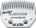 Andis 64330 UltraEdge Detachable Blending Blade – Carbon Steel Dog Clipper Blade, 1/16" Cut Length, Professional Grooming Performance - style: Medium Blending