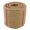 Thick Twisted Manila Ropes 1.5Inch×50ft Natural Jute Rope Heavy Duty Hemp Rope for Swing Bed, Crafts, Railing, Tug of War, Landscaping, Gardening, Bundling, Hammock, Home Decorating - size: 1.5inches x 50feet