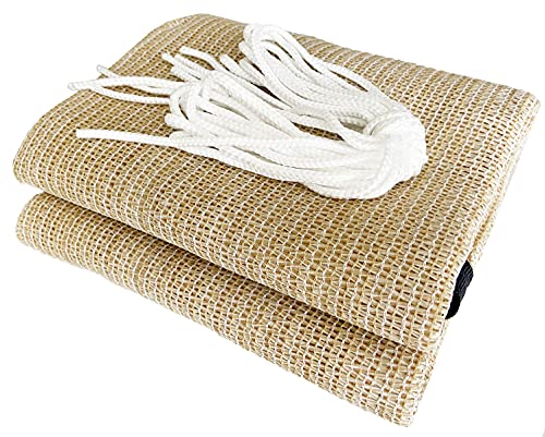 Alion Home HDPE 50% Sun Block Garden Netting Mesh - Beige (6'x3'4'', Beige) - color: Beige, size: 6'x3'4''