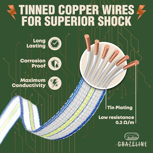 Electric Fence Polytape 1000ft, 3/4" Fence Tape, 6 Tinned Copper Wires | 330lb Strength High Visibility Livestock Fencing - 0.2 Ohm Low Resistance - Safe for Horse and Goat Fencing - UV resistant - size: 1000 ft