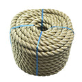 1 inch x 100 feet Twisted ProManila - UnManila Rope, Tan Twisted 3 Strand Polypropylene Rope Cordage for Marine, Nautical, DIY Projects, Tie Downs - size: 1in*100ft