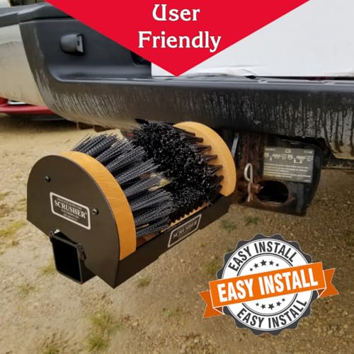 Original Shoe Cleaner Hitch Mounted Shoe Scrubber America Made | Compatible with 2" Receiver